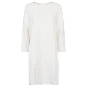 LIVIANA CONTI Women's Boat Neck Shift Dress Women WHITE Dresses